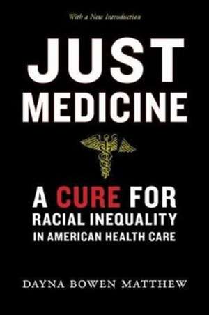 Just Medicine – A Cure for Racial Inequality in American Health Care de Dayna Bowen Matthew