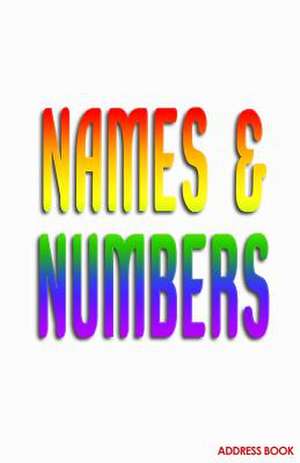 Names & Numbers Address Book de Tri Media