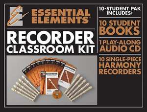 Essential Elements for Recorder Classroom Kit de Hal Leonard Publishing Corporation