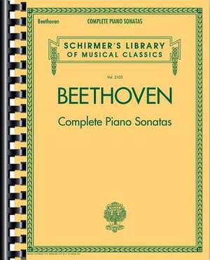 Beethoven - Complete Piano Sonatas: Schirmer's Library of Musical Classics Vol. 2103 de Hans Von Bulow