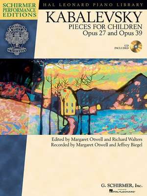 Dmitri Kabalevsky - Pieces for Children, Op. 27 and 39 Book/Online Audio de Dmitri Kabalevsky