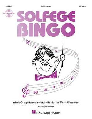 Solfege Bingo de Cheryl Lavender