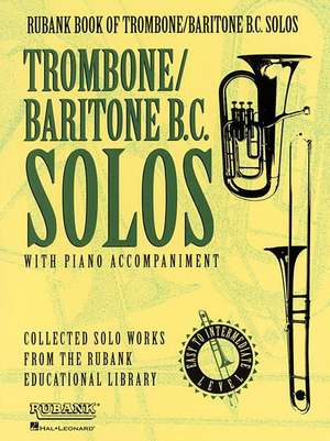 Rubank Book of Trombone/Baritone B.C. Solos - Easy to Intermediate