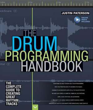 Paterson Justin Drum Programming Hadnbook Complete Guide Bam Bk/Aud de Justin Paterson