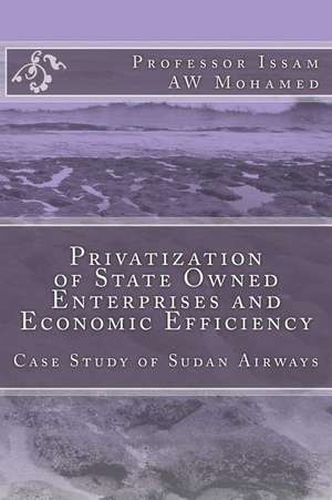 Privatization of State Owned Enterprises and Economic Efficiency: Case Study of Sudan Airways de Prof Issam Aw Mohamed