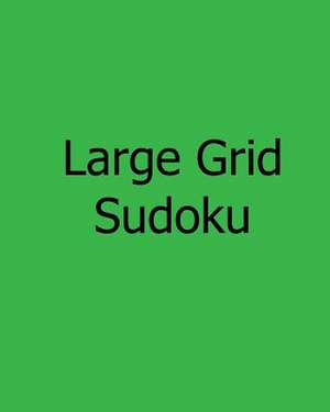 Large Grid Sudoku de Terry Wright