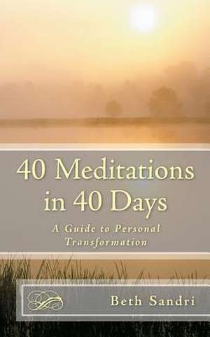 40 Meditations in 40 Days de Beth Sandri Chhp