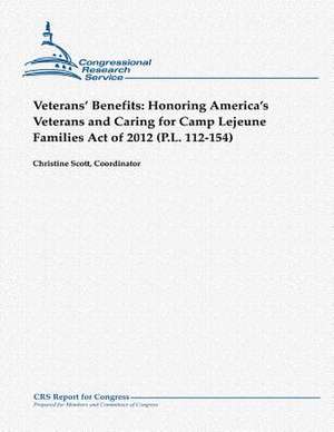 Veterans' Benefits de Christine Scott