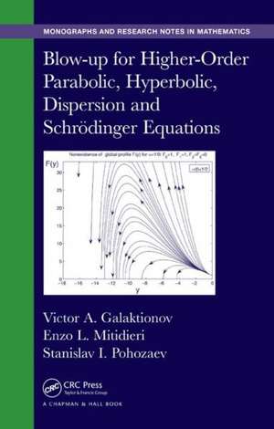 Blow-up for Higher-Order Parabolic, Hyperbolic, Dispersion and Schrodinger Equations de Victor A. Galaktionov