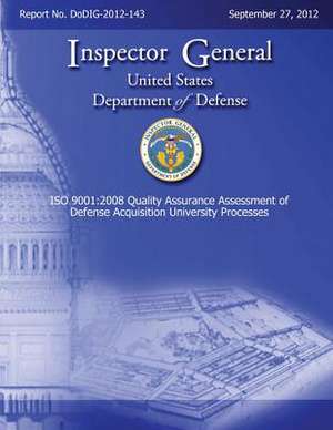 ISO 9001 de Department Of Defense