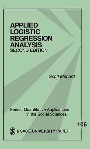 Applied Logistic Regression Analysis de Scott Menard