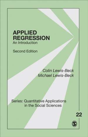 Applied Regression: An Introduction de Colin Lewis-Beck