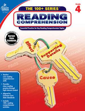 Reading Comprehension, Grade 4 de Carson-Dellosa Publishing