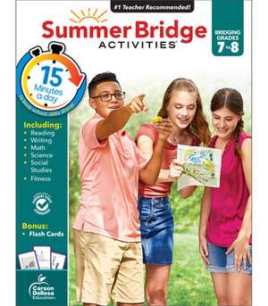 Summer Bridge Activities, Grades 7 - 8 de Summer Bridge Activities