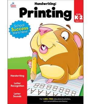 Handwriting: Printing Workbook de Brighter Child