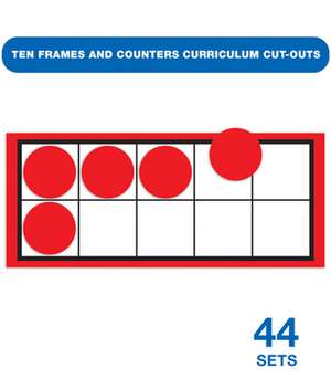 Ten Frames and Counters Curriculum Cut-Outs de Carson-Dellosa Publishing