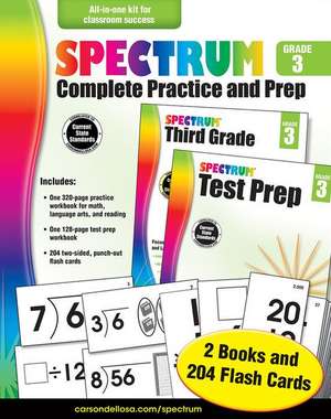 Spectrum Complete Practice and Prep, Grade 3 de Spectrum