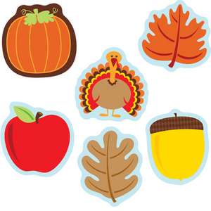 Fall Mix Mini Cut-Outs de Carson-Dellosa Publishing