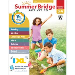 Summer Bridge Activities, Grades 3 - 4 de Carson Dellosa Education