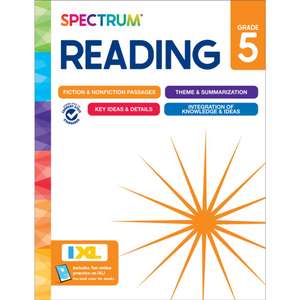 Spectrum Reading Workbook, Grade 5 de Spectrum