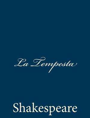 La Tempesta de Shakespeare