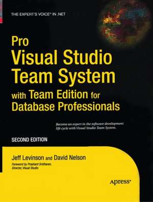 Pro Visual Studio Team System with Team Edition for Database Professionals de David Nelson