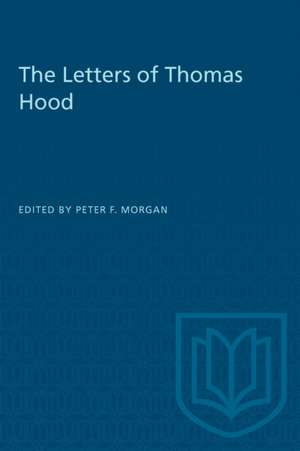 LETTERS OF THOMAS HOOD