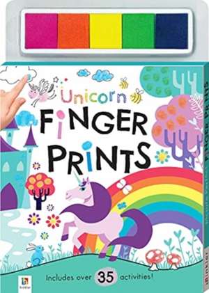 Unicorn Finger Prints Kit de Hinkler Books