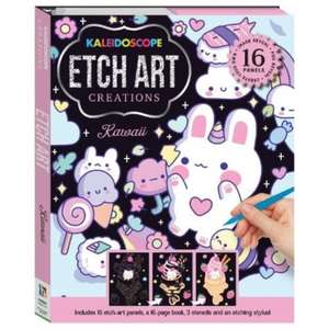 Kaleidoscope Etch Art Creations Kawaii de Hinkler Pty Ltd