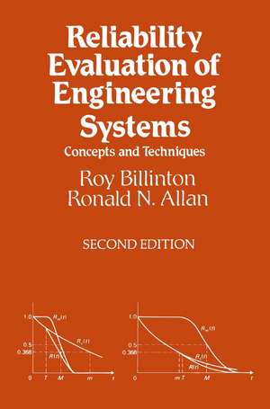 Reliability Evaluation of Engineering Systems: Concepts and Techniques de Roy Billinton