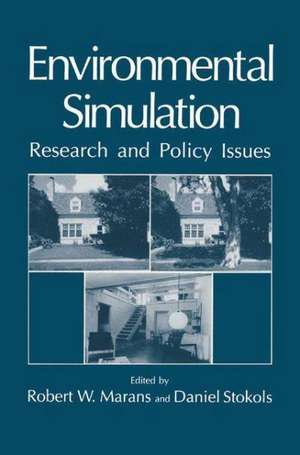 Environmental Simulation: Research and Policy Issues de R.W. Marans