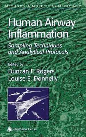 Human Airway Inflammation: Sampling Techniques and Analytical Protocols de Duncan F. Rogers