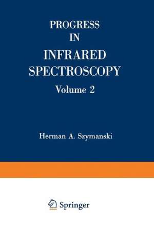 Progress in Infrared Spectroscopy: Based on lectures from the Sixth and Seventh Annual Infrared Spectroscopy Institute Held at Canisius College, Buffalo, New York 1962 and 1963 de Herman A. Szymanski