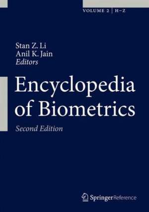 Encyclopedia of Biometrics de Stan Z. Li