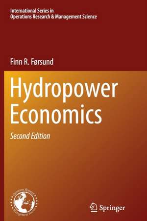 Hydropower Economics de Finn R Førsund