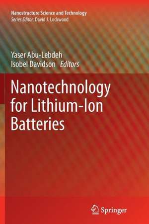 Nanotechnology for Lithium-Ion Batteries de Yaser Abu-Lebdeh