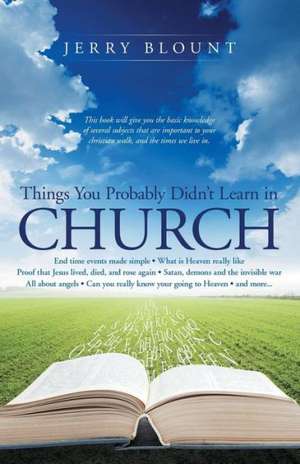 Things You Probably Didn't Learn in Church de Jerry Blount