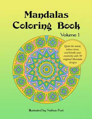 Mandalas Coloring Book de Nathan Port