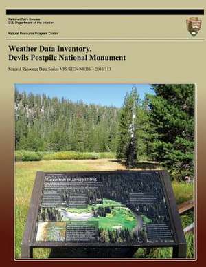 Weather Data Inventory, Devils Postpile National Monument de National Park Service