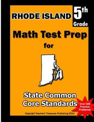 Rhode Island 5th Grade Math Test Prep de Teachers' Treasures