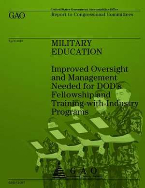 Military Education de Government Accountability Office (U S )