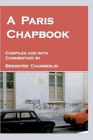 A Paris Chapbook de Brewster Chamberlin