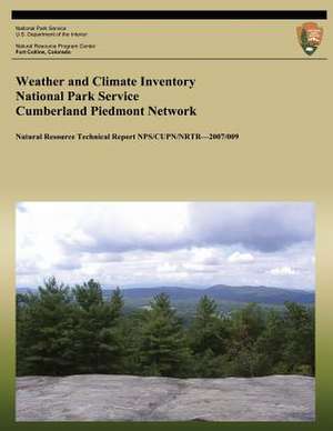 Weather and Climate Inventory National Park Service Cumberland Piedmont Network de Christopher a. Davey