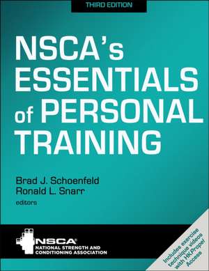 NSCA`s Essentials of Personal Training de Brad J. Schoenfeld