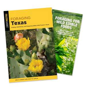 Foraging Texas Guidebook and Folding Pocket Guide Bundle de Eric M Knight and Stacy M Coplin