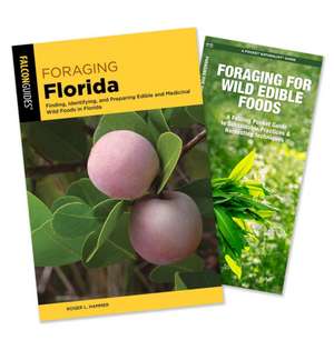 Foraging Florida Guidebook and Folding Pocket Guide Bundle de Roger L Hammer