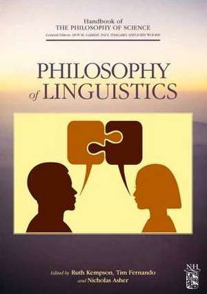 Philosophy of Linguistics de Dov M. Gabbay