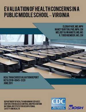 Evaluation of Health Concerns in a Public Middle School ? Virginia de Dr Elena Page