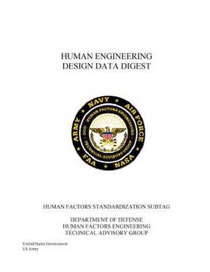 Human Engineering Design Data Digest Human Factors Standardization Subtag de United States Government Us Army