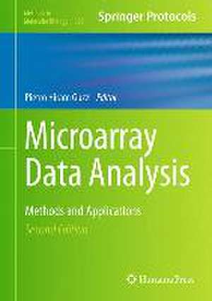 Microarray Data Analysis: Methods and Applications de Pietro Hiram Guzzi